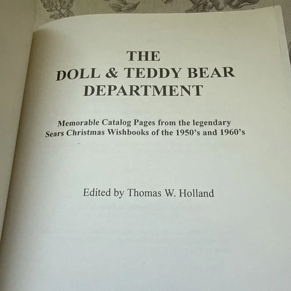 Vtg The Doll Teddy Bear Department Book Vol. 1 Christmas Catalog Pages 50s 60s